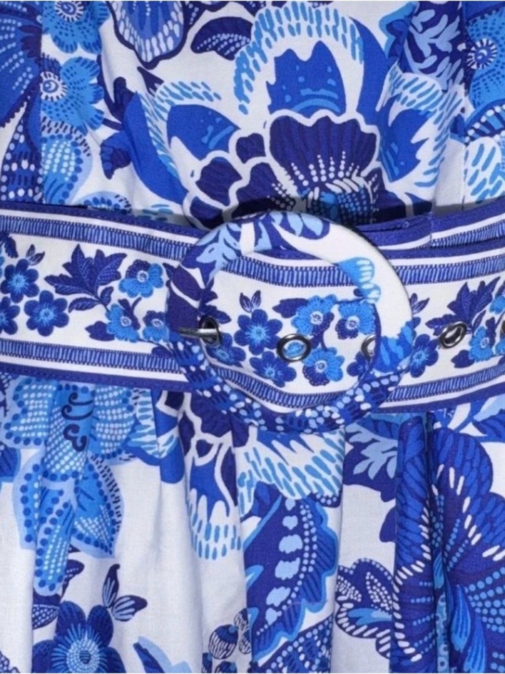 Joie White and Blue Floral Mini Sundress - Picture 3 of 9